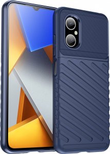 Hurtel Thunder Case etui Xiaomi Redmi Note 11E /Redmi 10 5G / Redmi 10 Prime+ 5G / Poco M4 5G silikonowy pancerny pokrowiec niebieskie 1