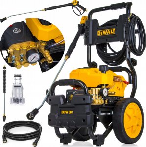 Myjka ciśnieniowa Dewalt myjka ciśnieniowa 7400w 230ba, 840l/h 3f/indukc./p.brass 18