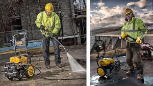 Myjka ciśnieniowa Dewalt myjka ciśnieniowa 7400w 230ba, 840l/h 3f/indukc./p.brass 22