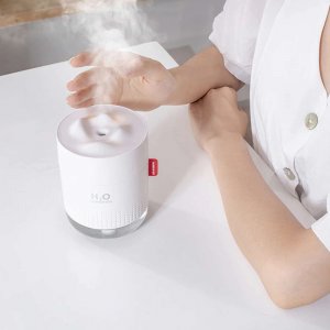 Nawilżacz powietrza Alogy Nawilżacz powietrza mini Przenośny ultradźwiękowy Alogy na biurko USB 500ml Biały 6