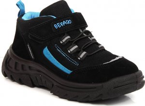 Befado Wodoodporne buty wysokie dziecięce trekkingowe czarne Befado 515X002 31 5
