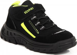 Befado Wodoodporne buty wysokie dziecięce trekkingowe czarne Befado 515X004 35 5