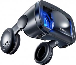 Gogle VR Alogy Okulary gogle VR VRG PRO 3D wirtualna rzeczywistość na telefon 5-7 cali ze słuchawkami Czarne 1