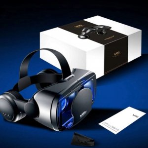 Gogle VR Alogy Okulary gogle VR VRG PRO 3D wirtualna rzeczywistość na telefon 5-7 cali ze słuchawkami Czarne 11