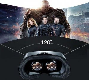 Gogle VR Alogy Okulary gogle VR VRG PRO 3D wirtualna rzeczywistość na telefon 5-7 cali ze słuchawkami Czarne 9