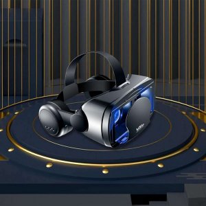 Gogle VR Alogy Okulary gogle VR VRG PRO 3D wirtualna rzeczywistość na telefon 5-7 cali ze słuchawkami Czarne 10