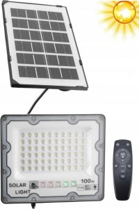 LAMPA LED ULICZNA SOLARNA 100W 6000K IP65 2000LM 27