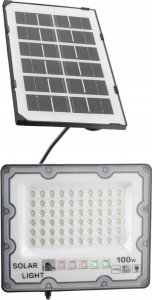 LAMPA LED ULICZNA SOLARNA 100W 6000K IP65 2000LM 30