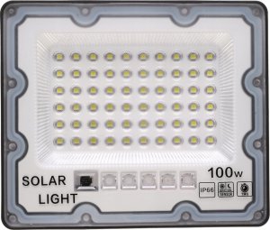 LAMPA LED ULICZNA SOLARNA 100W 6000K IP65 2000LM 32