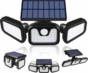 LAMPA LED ULICZNA SOLARNA 100W 6000K IP65 2000LM 4