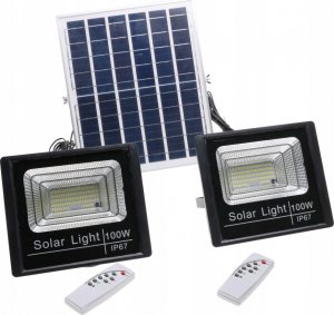 LAMPA LED ULICZNA SOLARNA 100W 6000K IP65 2000LM 50