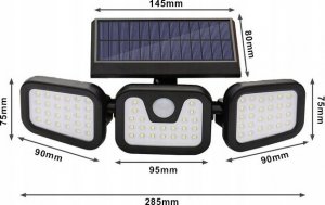 LAMPA LED ULICZNA SOLARNA 100W 6000K IP65 2000LM 8