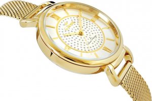 Zegarek G.Rossi Zegarek Damski Złoty Srebrna tarcza G.Rossi 12546B-3D1 3