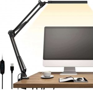 Lampka biurkowa Alogy czarna 14