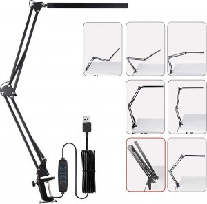 Lampka biurkowa Alogy czarna 2