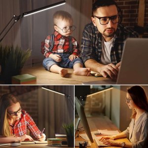 Lampka biurkowa Alogy czarna 3