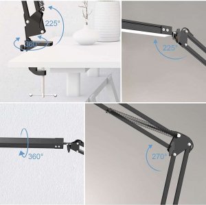 Lampka biurkowa Alogy czarna 4