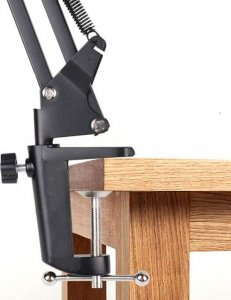 Lampka biurkowa Alogy czarna 10