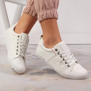 Big Star Trampki niskie białe Big Star KK274003 39 3