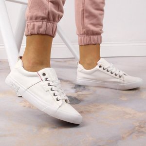 Big Star Trampki niskie białe Big Star KK274003 39 4