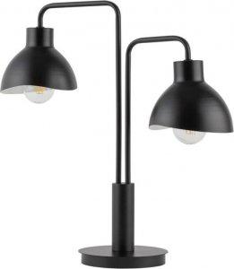 Lampa stołowa Sigma Czarna lampa stołowa Holi metalowa na biurko do gabinetu 1