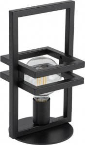 Lampa stołowa Sigma Loftowa lampa stojąca Merci na stół metalowa czarna 1