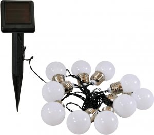 Polux Świetlna ozdoba czujnik zmierzchu 10 LED 3,8m barwa ciepła 3