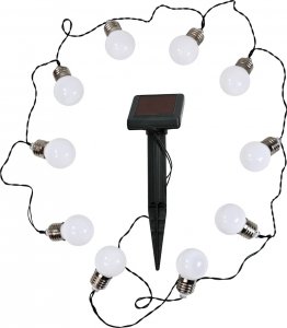 Polux Świetlna ozdoba czujnik zmierzchu 10 LED 3,8m barwa ciepła 4