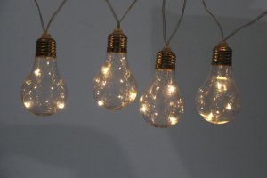 Polux Girlanda na baterie ze światełkami 10 LED 2,1m ciepła 2