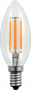 Polux Klimatyczna ŻARÓWKA dekoracyjna EDIDECO 304483 Polux E14 FC37 LED 3,7W 2200K 175 lm 230V świeczka biała ciepła 1
