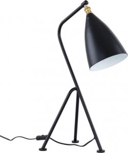 Lampa stołowa Italux Metalowa lampa stołowa Sotto stojąca do gabinetu czarna 1