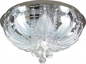 Lampa sufitowa Mdeco Pałacowa lampa sufitowa ELMDRS7632 8C glamour crystal chrom 1