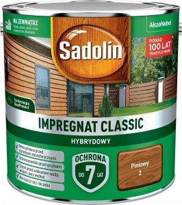 Sadolin SADOLIN IMPREGNAT CLASSIC HYBRYDOWY 7 LAT PINIOWY 2.5 1