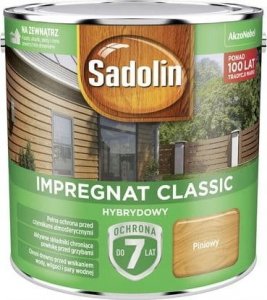 Sadolin SADOLIN IMPREGNAT CLASSIC HYBRYDOWY 7 LAT PINIOWY 2.5 5
