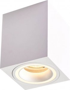 Lampa sufitowa Milagro Sufitowy downlight minimalistyczny Bima kostka biała 1