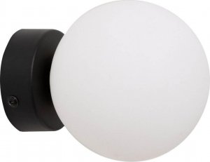 Kinkiet Zumaline Kulista lampa ścienna Ali minimalistyczna ball czarna biała 1
