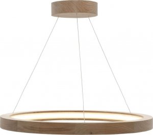 Lampa wisząca Zumaline Ekologiczna lampa wisząca Oak drewniany ring nad stół 1