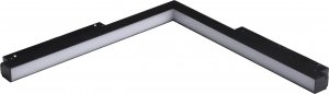 Azzardo Lampa podłużna do szyn magnetycznych Saga AZ4619 LED 24W czarna 1