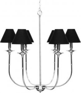 Lampa wisząca Light Prestige Lampa wisząca Glamour LP-979/6P żyrandol na łańcuchu czarny 1