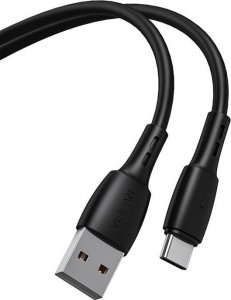 Kabel USB Vipfan USB-A - USB-C 2 m Czarny (X05TC-2m-black) 1