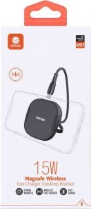 Ładowarka Vipfan Bezprzewodowa ładowarka indukcyjna Magsafe Vipfan W01, 15W (czarna) 2
