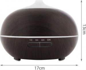 Nawilżacz powietrza 4kom.pl Dyfuzor zapachowy Nawilżacz powietrza 400ml Jonizator Aromaterapia 3 olejki pilot 11