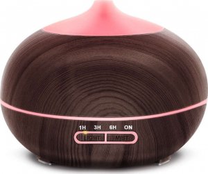 Nawilżacz powietrza 4kom.pl Dyfuzor zapachowy Nawilżacz powietrza 400ml Jonizator Aromaterapia 3 olejki pilot 12