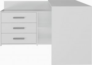 Biurko Topeshop Białe 120 cm x 50 cm 4