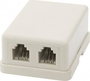 Blow 2258# Gniazdo telefoniczne 2x6p4c (puszka 1