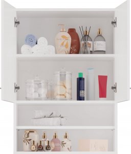 Topeshop SZAFKA ŁAZIENKOWA WISZĄCA POLA MINI DK - BIEL MAT 4