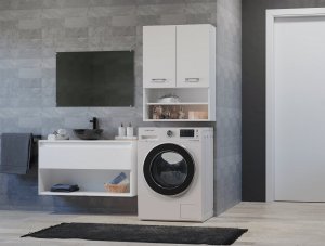 Topeshop SZAFKA ŁAZIENKOWA WISZĄCA POLA MINI DK - BIEL MAT 5