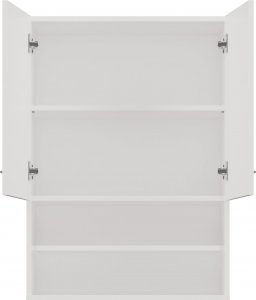 Topeshop SZAFKA ŁAZIENKOWA WISZĄCA POLA MINI DK - BIEL POŁYSK 6