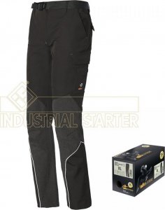 INDUSTRIAL STARTER ISSA HEAVY EXTREME 8833B - Softshellowe spodnie z mikroflisu z membraną XL 1