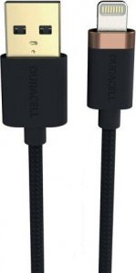 Kabel USB Duracell USB-A - Lightning 2 m Czarny (USB7022A) 1